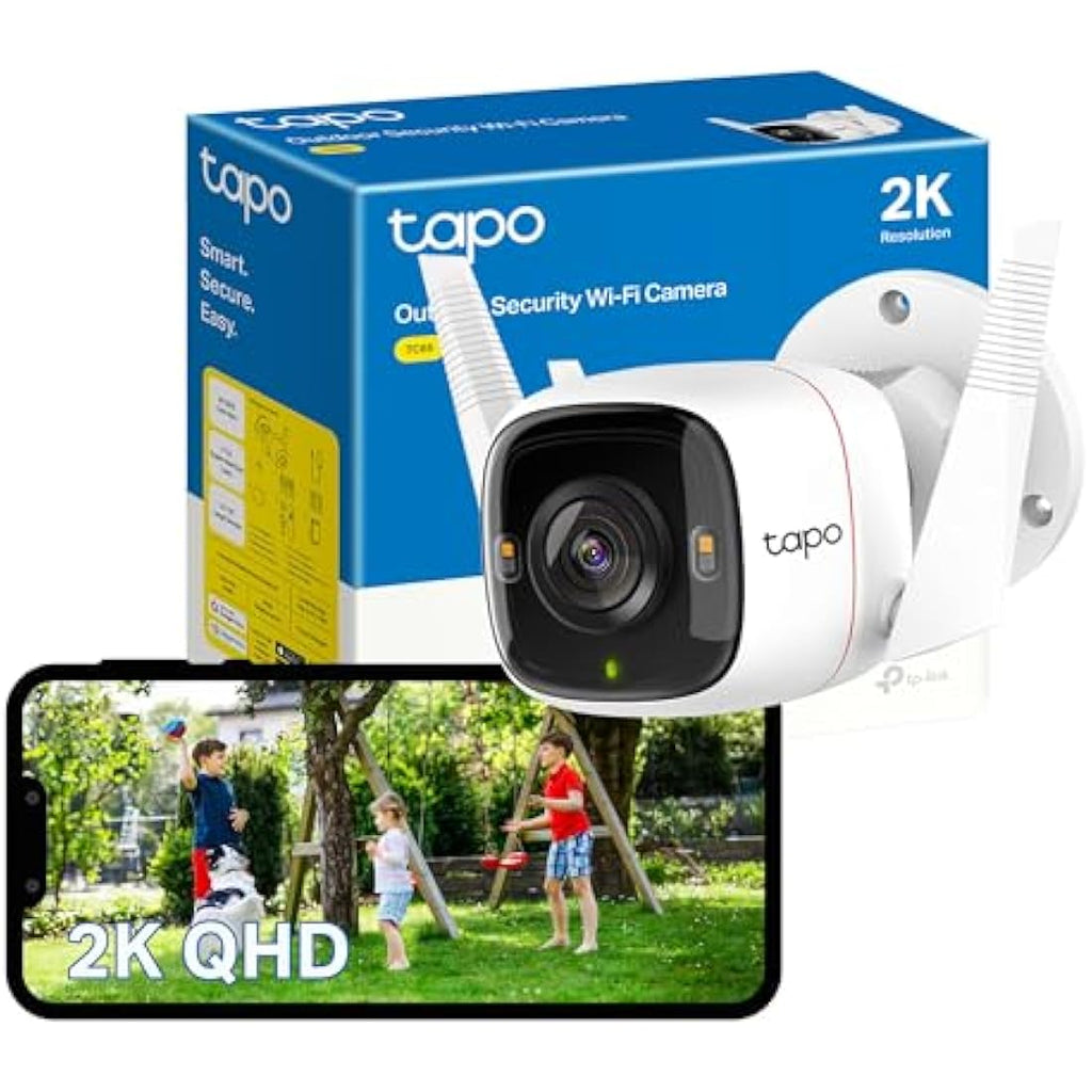 TP-Link Tapo TC65 2K Outdoor Security Camera | 3MP Night Vision & IP66