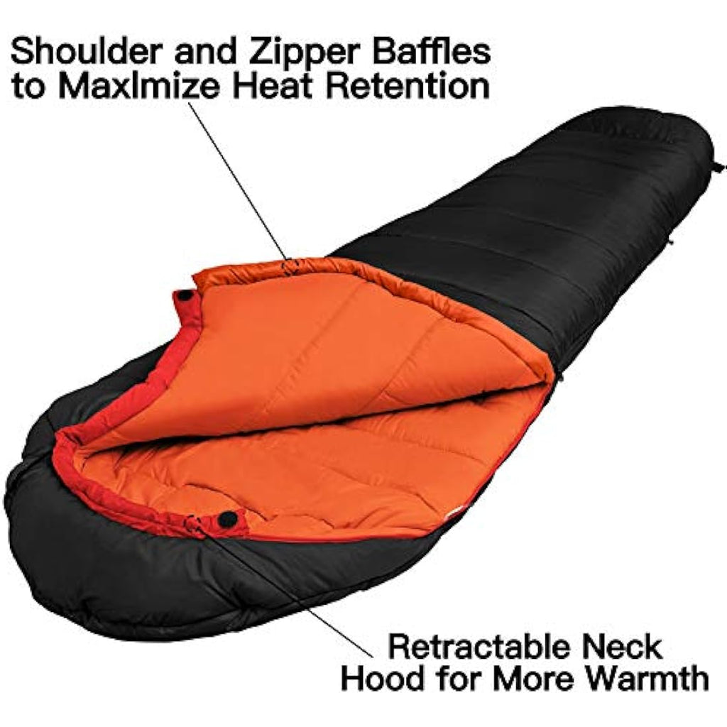 Bessport Mummy Sleeping Bag – 4 Season Ultralight & Compressible