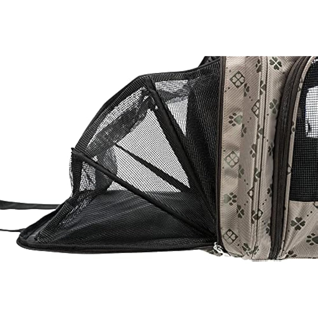Trixie Maxima Pet Carrier – Padded Polyester Travel Bag, Beige/Brown
