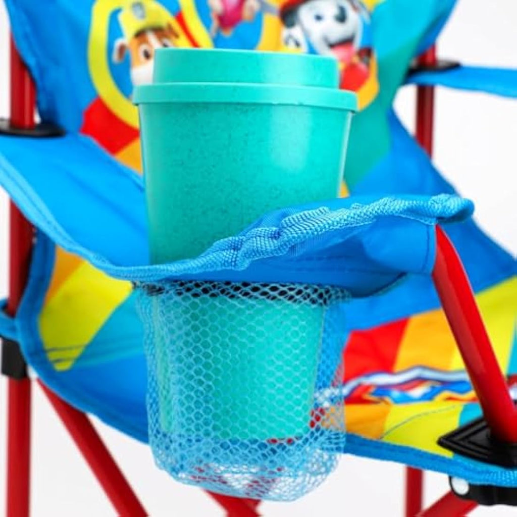 Toyland Paw Patrol Kids Folding Camping Chair with Cup Holder & Bag