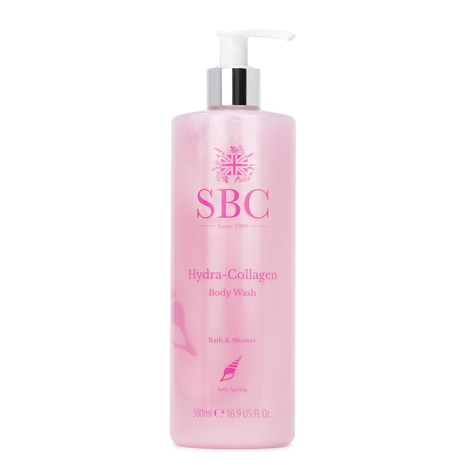 SBC Skincare Hydra-Collagen Body Wash – Hydrating Shower Gel - 500ml