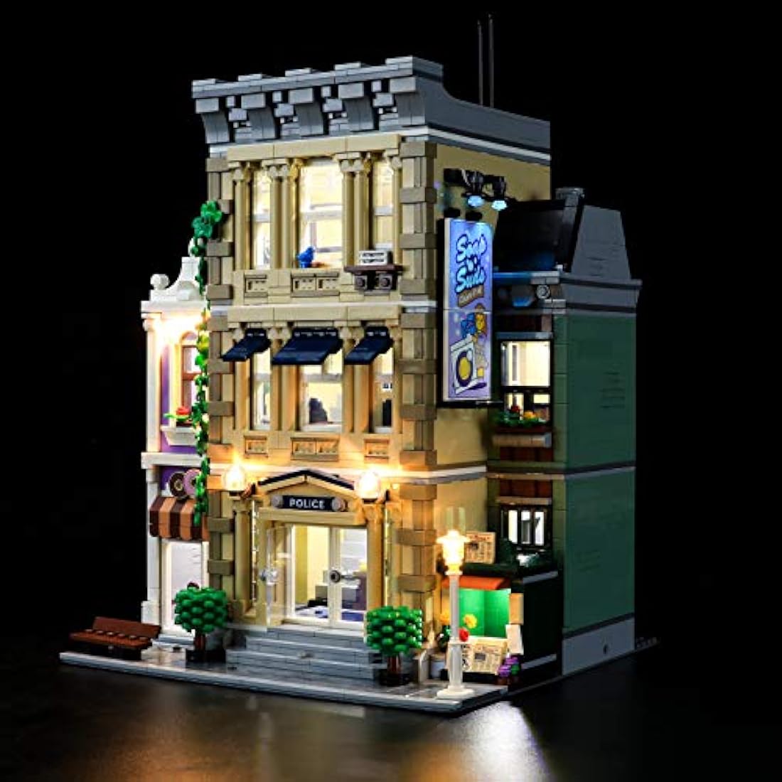 Lightailing LED Light Kit for Lego 10278 Police Station Model