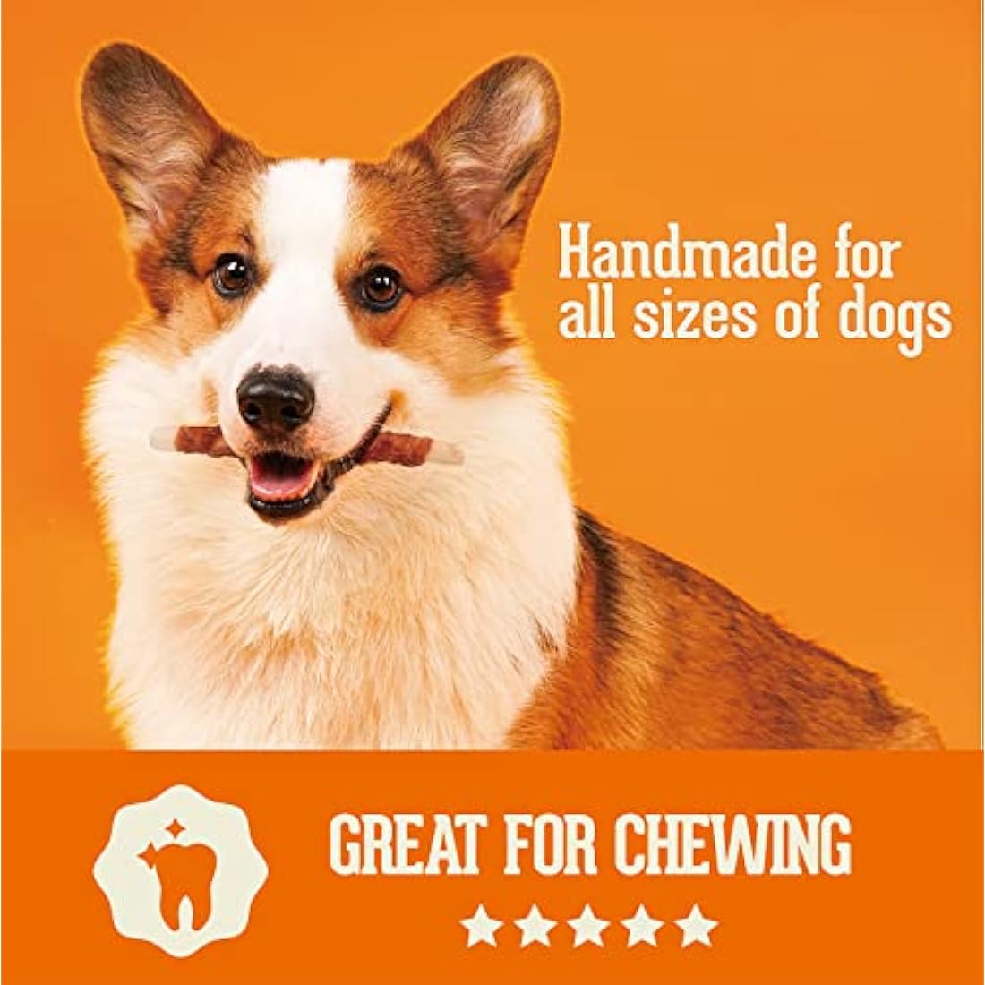 Pack'n Pride Chicken & Duck Rawhide Twists - 20 Pack Dog Chews