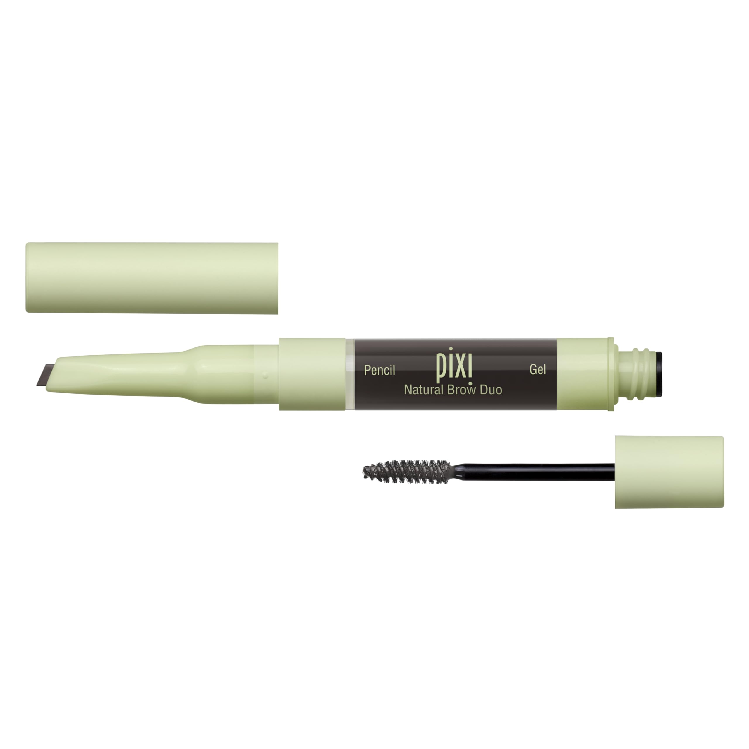Pixi Natural Brow Duo – Waterproof Pencil & Tinted Gel, Soft Black