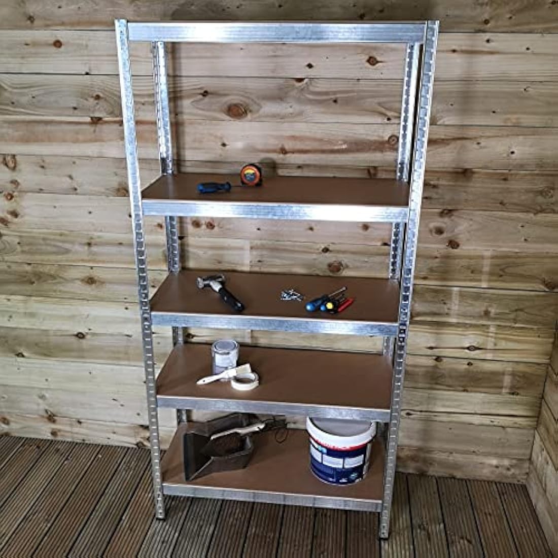 Samuel Alexander Heavy Duty Garage Shelving | 5 Tier Metal Racking Unit