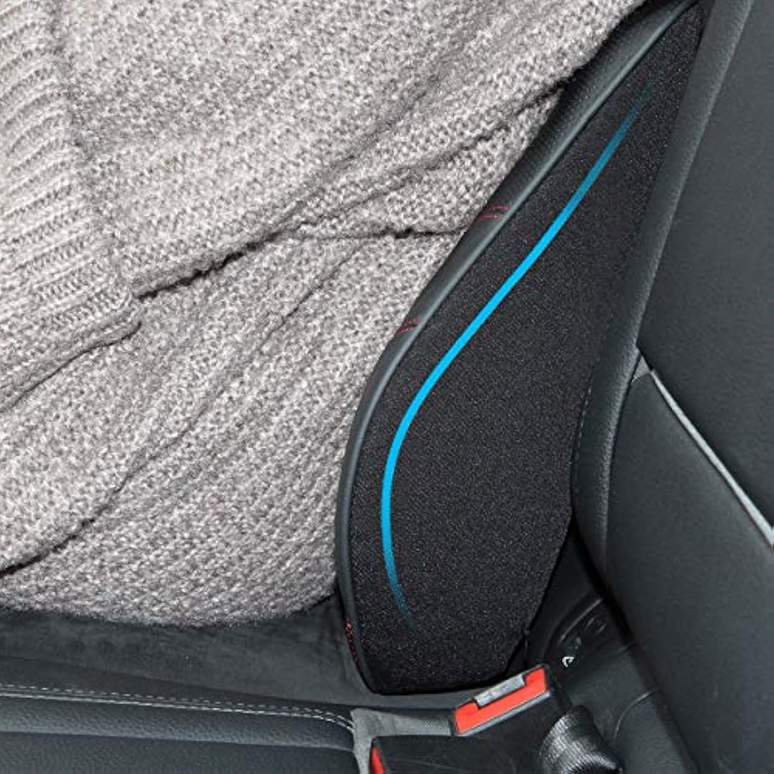 KOYOSO Lumbar Support Cushion | Memory Foam Leather Back Pillow for Car