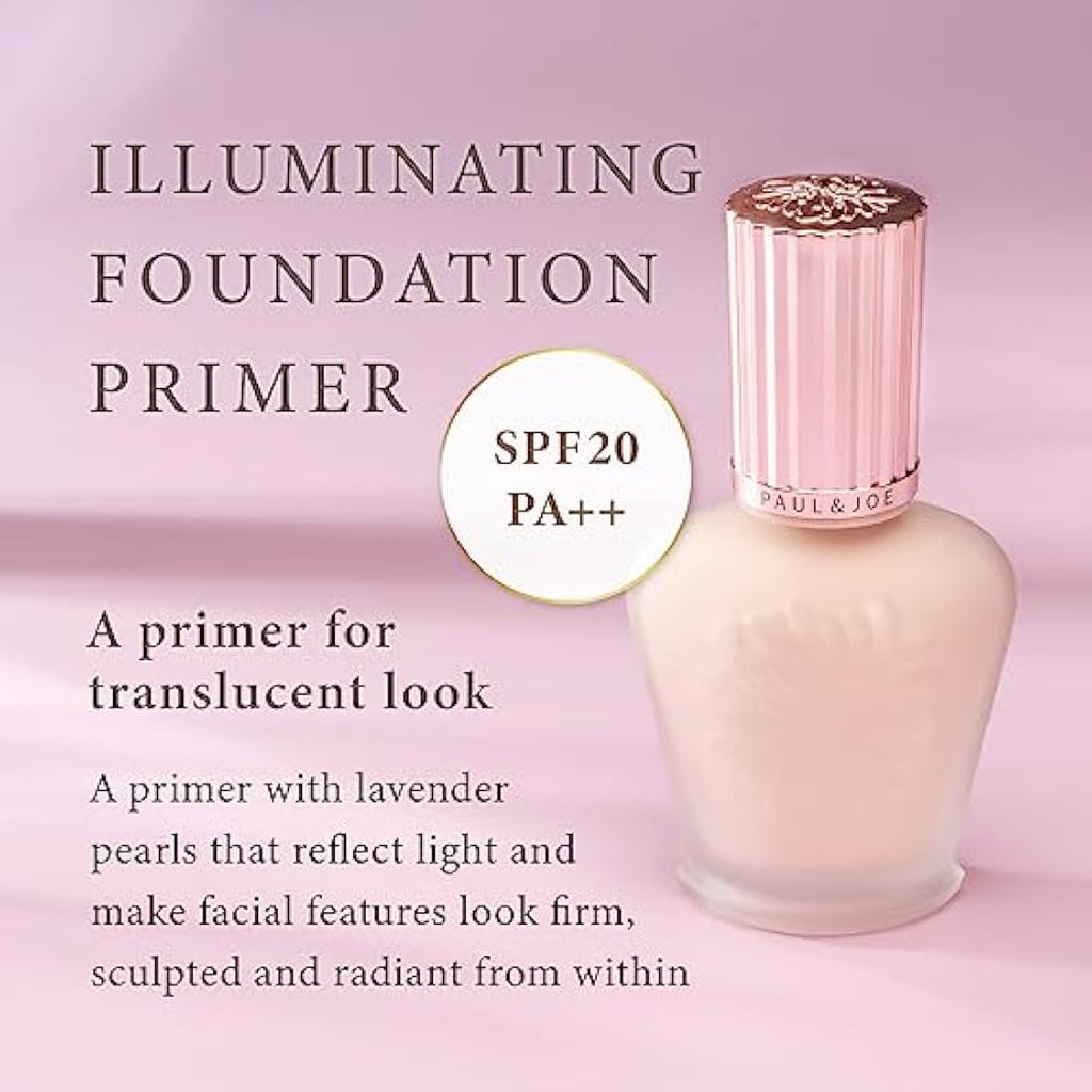 PAUL & JOE Illuminating Foundation Primer - 01 Lavender Pearl (30ml)