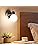 Jolof Store Modern Glass Wall Sconce – Dimmable Bedside Lamp (2 PCS)