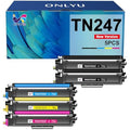ONLYU TN247 Compatible Toner Cartridge Multipack for Brother Printers | 5 Pack