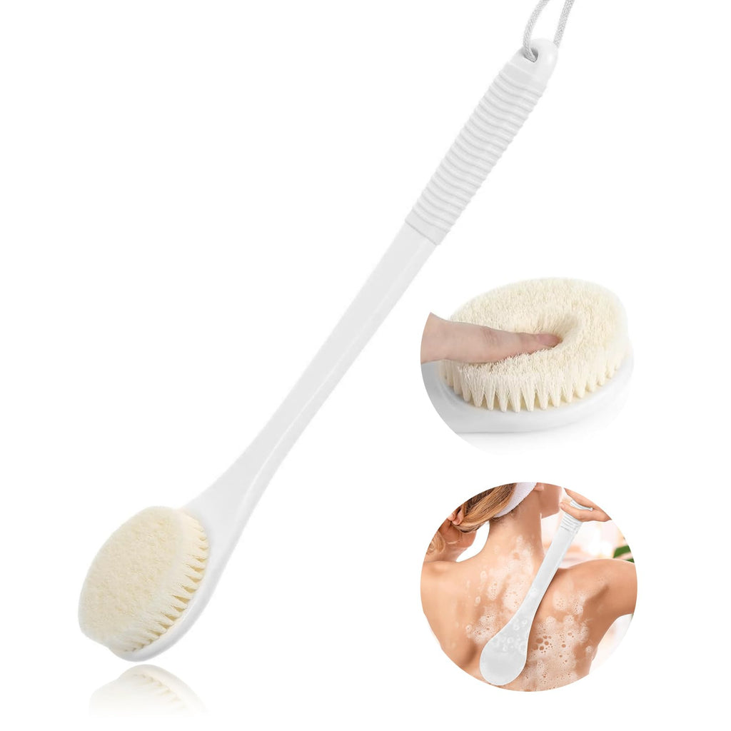 ROLIZOE 17-Inch Back Scrubber - Anti-Slip Exfoliating Shower Body Brush