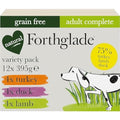 Forthglade Grain Free Wet Dog Food Variety Pack | 12 x 395g Trays