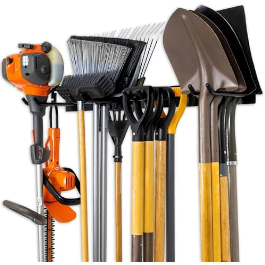 StoreYourBoard Heavy-Duty Steel Wall-Mounted Tool Rack with 4 Hooks