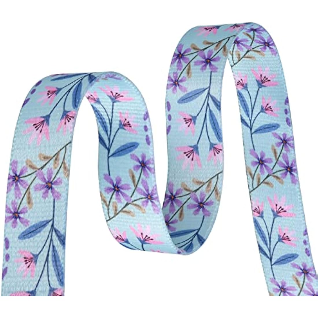 Bohemia Floral Dog Collar and Lead Set - Soft Adjustable, M