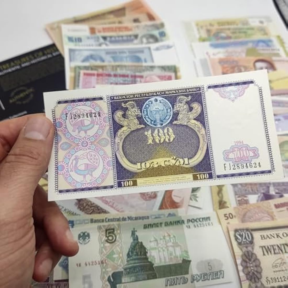 World Banknote Collection – 50 Uncirculated Foreign Bills