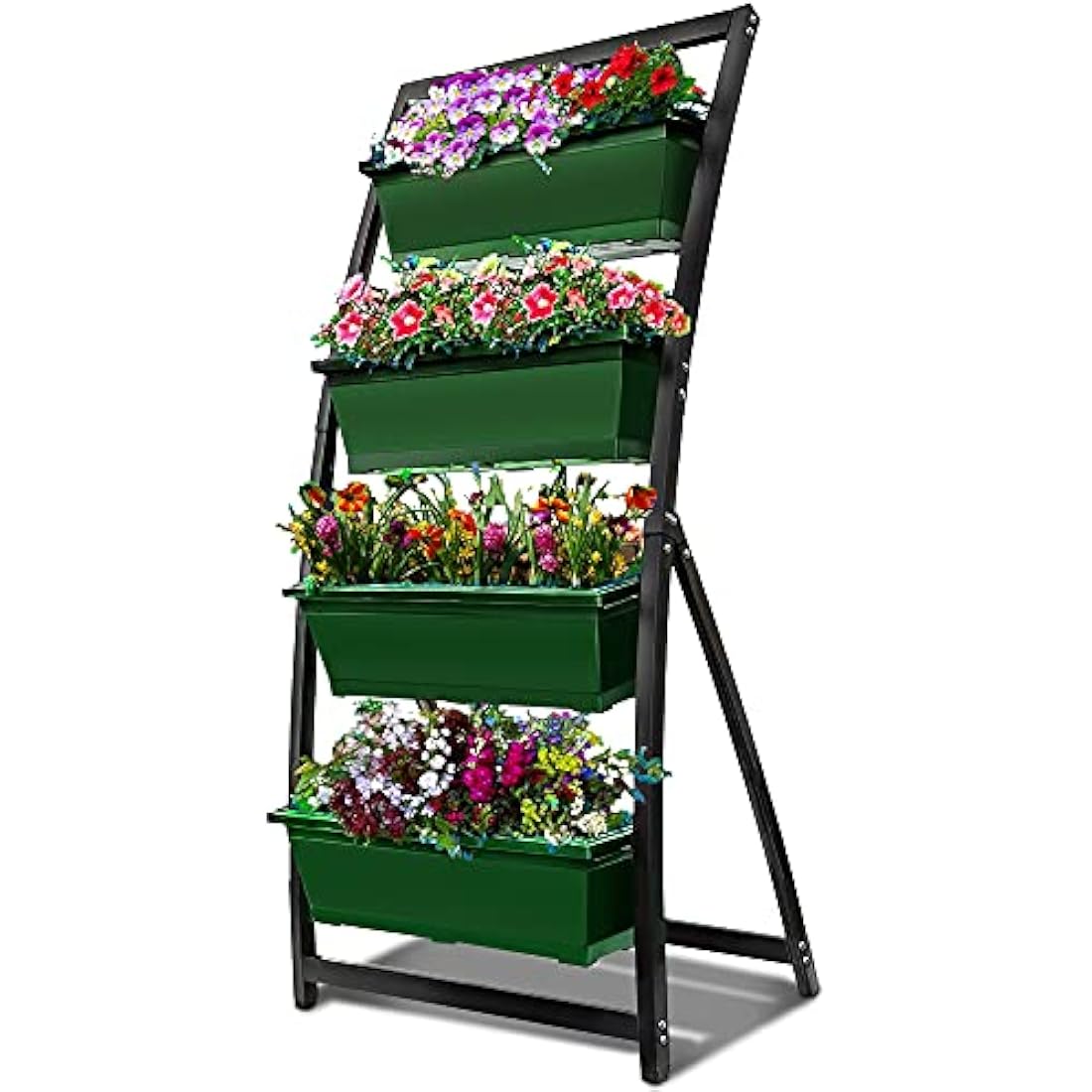 Outland Living 6-Ft Vertical Raised Garden Bed - 4 Food-Safe Planter Boxes
