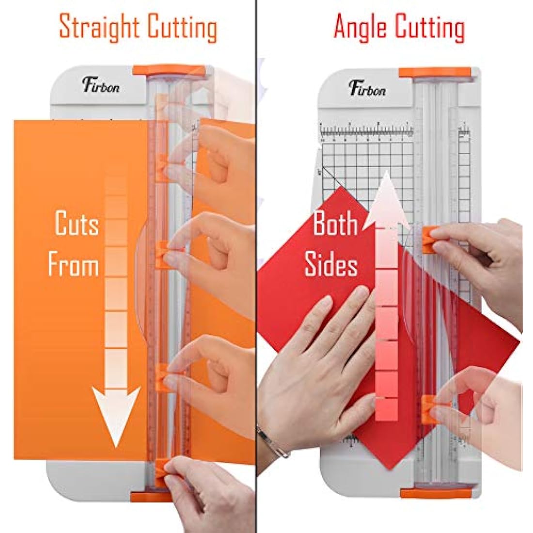 Firbon A4 Paper Cutter | 12 Inch Titanium Trimmer for Craft & Scrapbooking