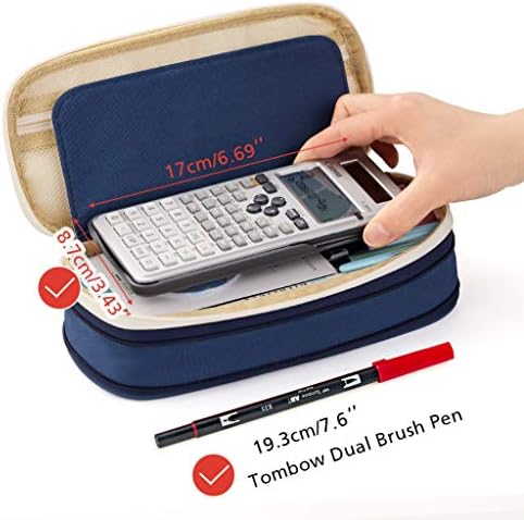 EASTHILL Large Capacity Pencil Case – High Storage School Pen Pouch