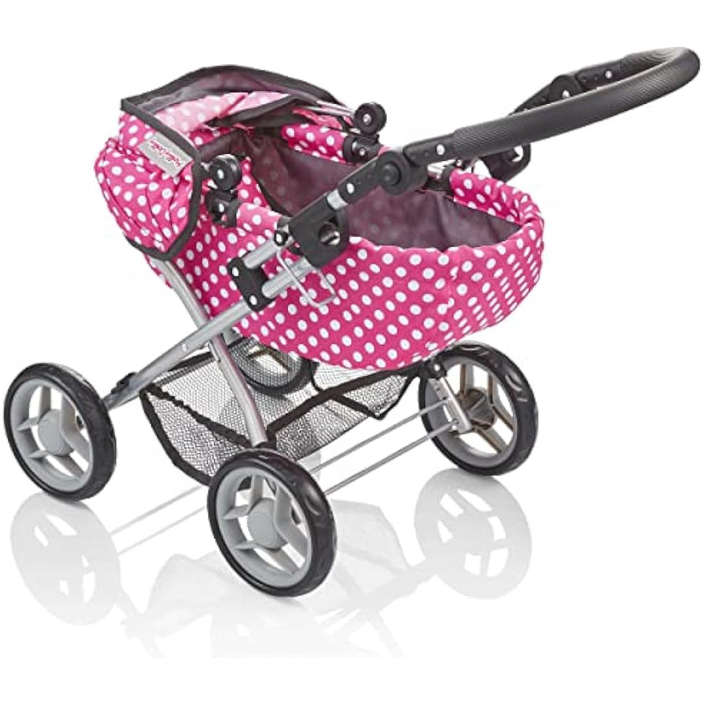 Molly Dolly My First Dolls Pram – Adjustable Toy Stroller for Ages 2-5