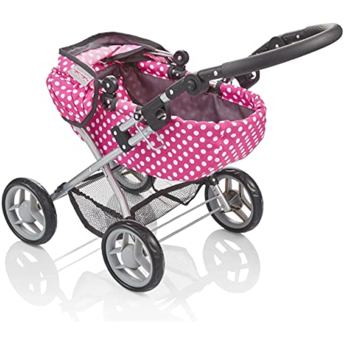 Molly Dolly My First Dolls Pram – Adjustable Toy Stroller for Ages 2-5