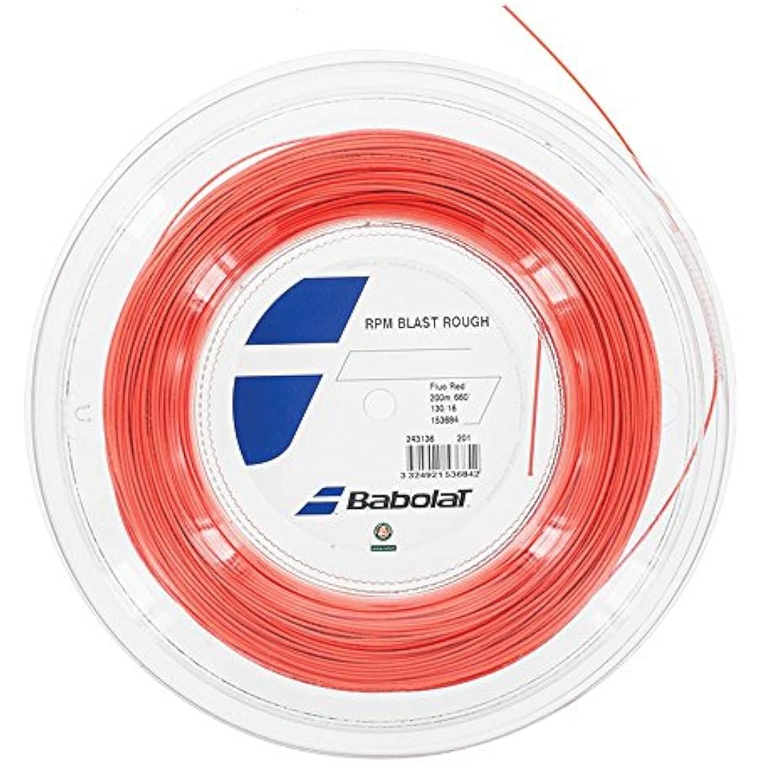 Babolat RPM Blast Rough Tennis String - Red Fluo - 200m Reel - 135