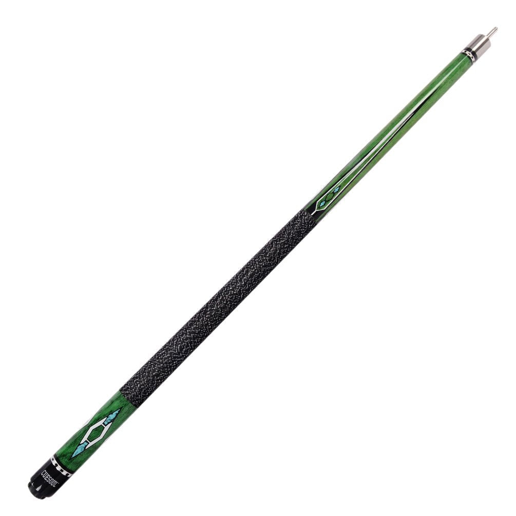 CUESOUL 58" Canadian Maple Pool Cue Stick | 19-21oz Irish Linen Wrap