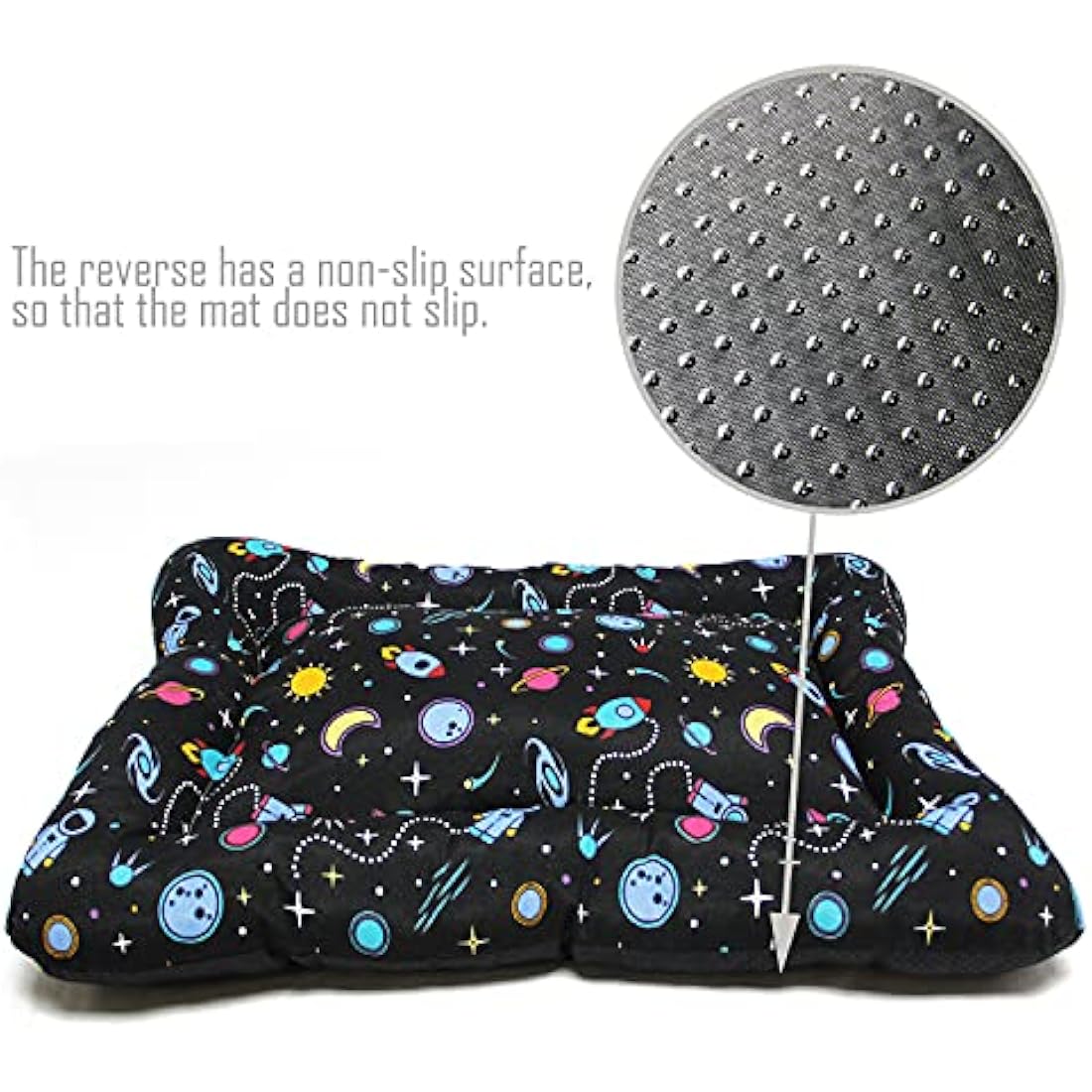 BPS Non-Slip Pet Bed Mat - Antibacterial & Bite Resistant Dog Mattress