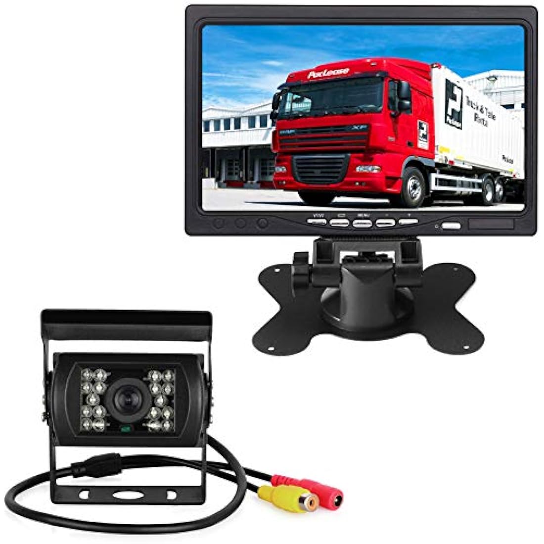 7" HD Backup Camera Kit | 18 LED Night Vision for Trucks