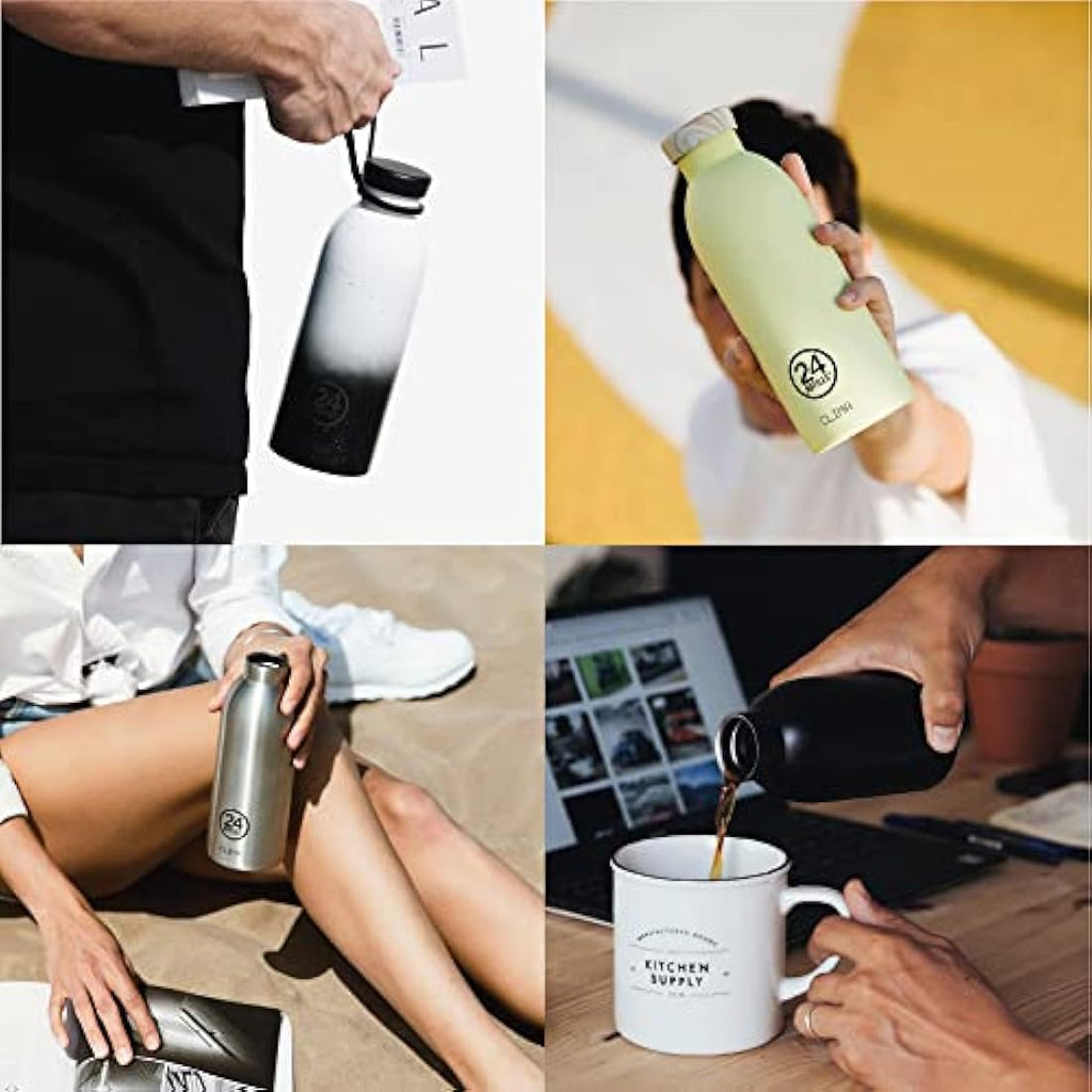 24BOTTLES Clima Bottle – 850ml Insulated Stainless Steel Water Bottle