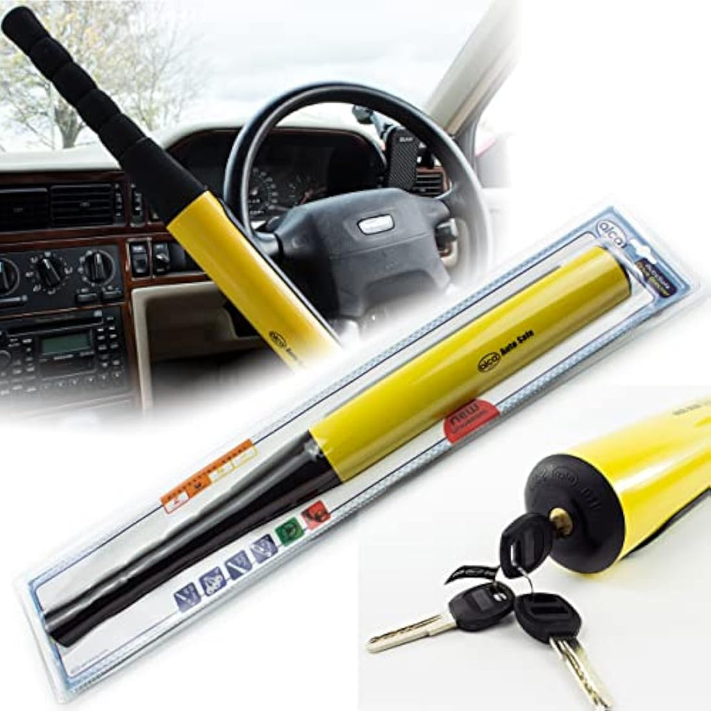 Alca Heavy Duty Steering Wheel Lock – Baseball Bat Security Clamp