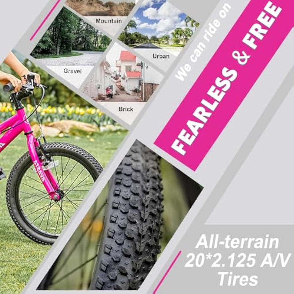 AVASTA Bilbo Kids Bike | 18-20 Inch Steel Bicycle with Dual V-Brakes