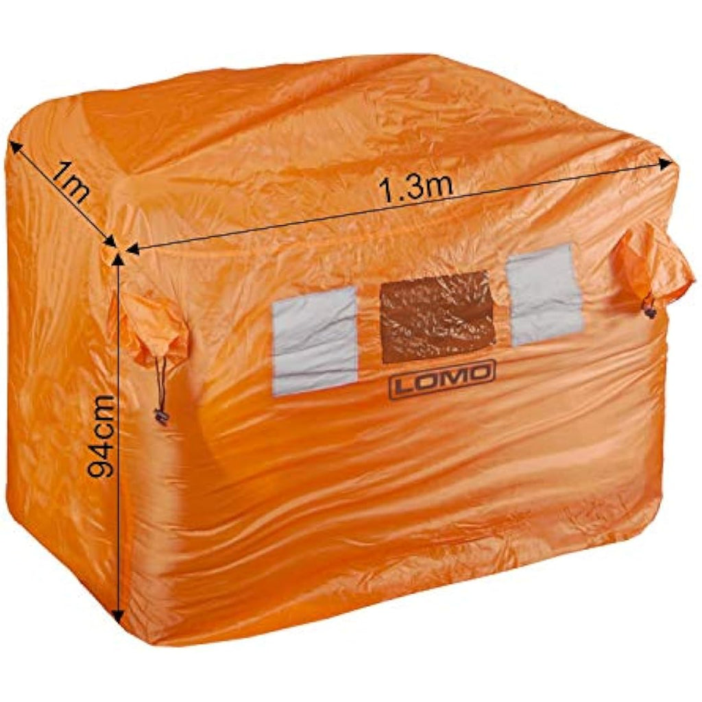 Lomo Emergency Storm Shelter | 4-5 Person Bothy Bag | High-Vis Orange