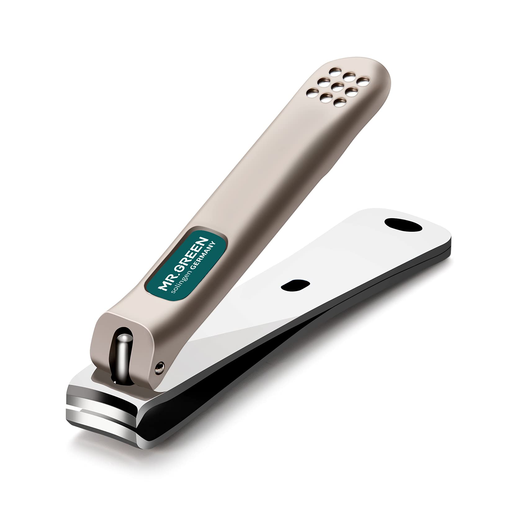 MR.GREEN Stainless Steel Nail Clippers – Curved Blade Manicure Tools