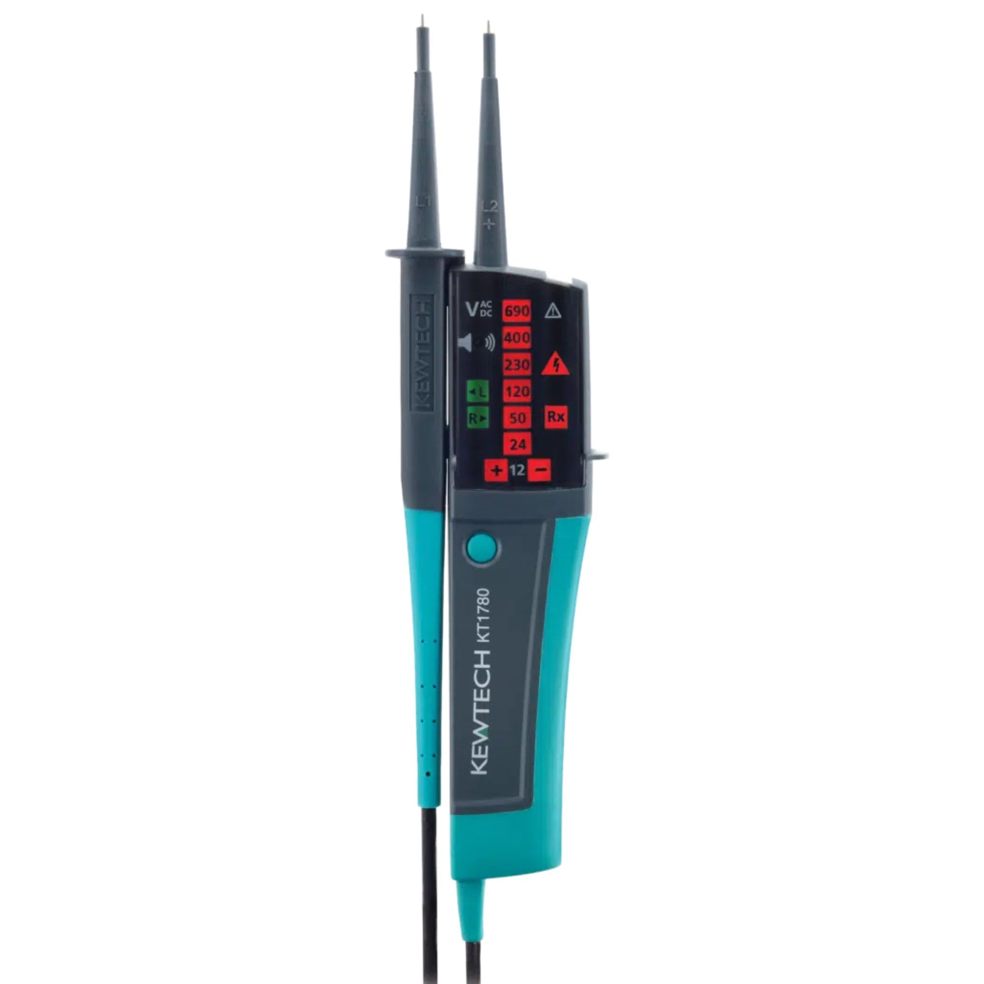 Kewtech KT1780 2-Pole Voltage & Continuity Tester with LED Display