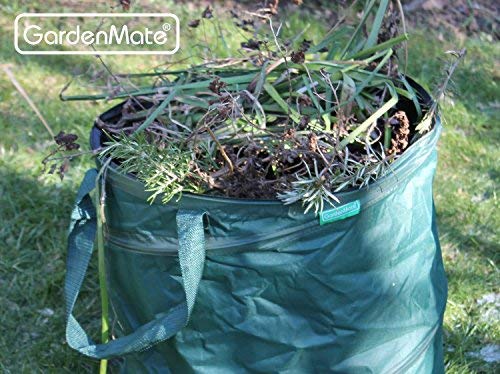 GardenMate 3-Pack 85L Pop-Up Garden Waste Bags - 600D Oxford Polyester