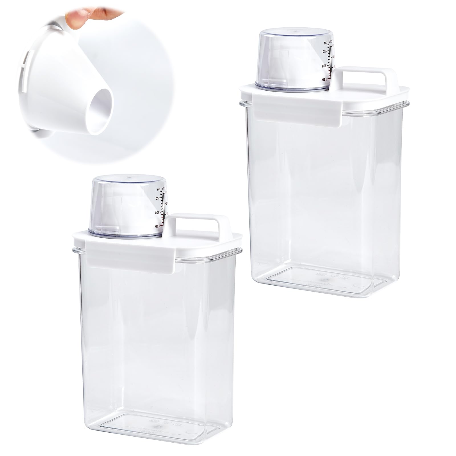 Jolof Store Laundry Detergent Dispenser – 2pc 1800ML Airtight Containers