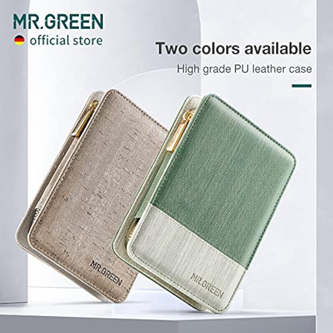 MR.GREEN 8-in-1 Manicure Set - Stainless Steel Nail Clipper Kit (Green)