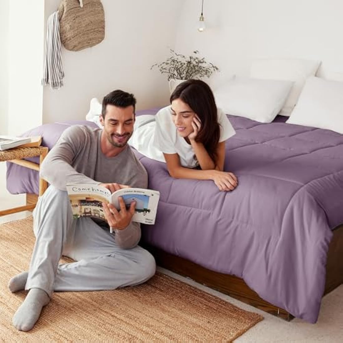 Jolof Store Double Duvet – 7.5 Tog All Seasons Down Alternative Comforter