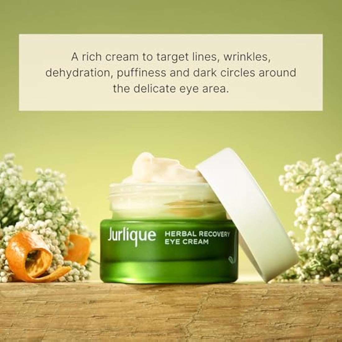 Jurlique Herbal Recovery Eye Cream – Natural Anti-Aging Treatment – 15ml