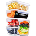 Igluu Glass Meal Prep Containers - 5 Pack 840ml Oven Safe Borosilicate