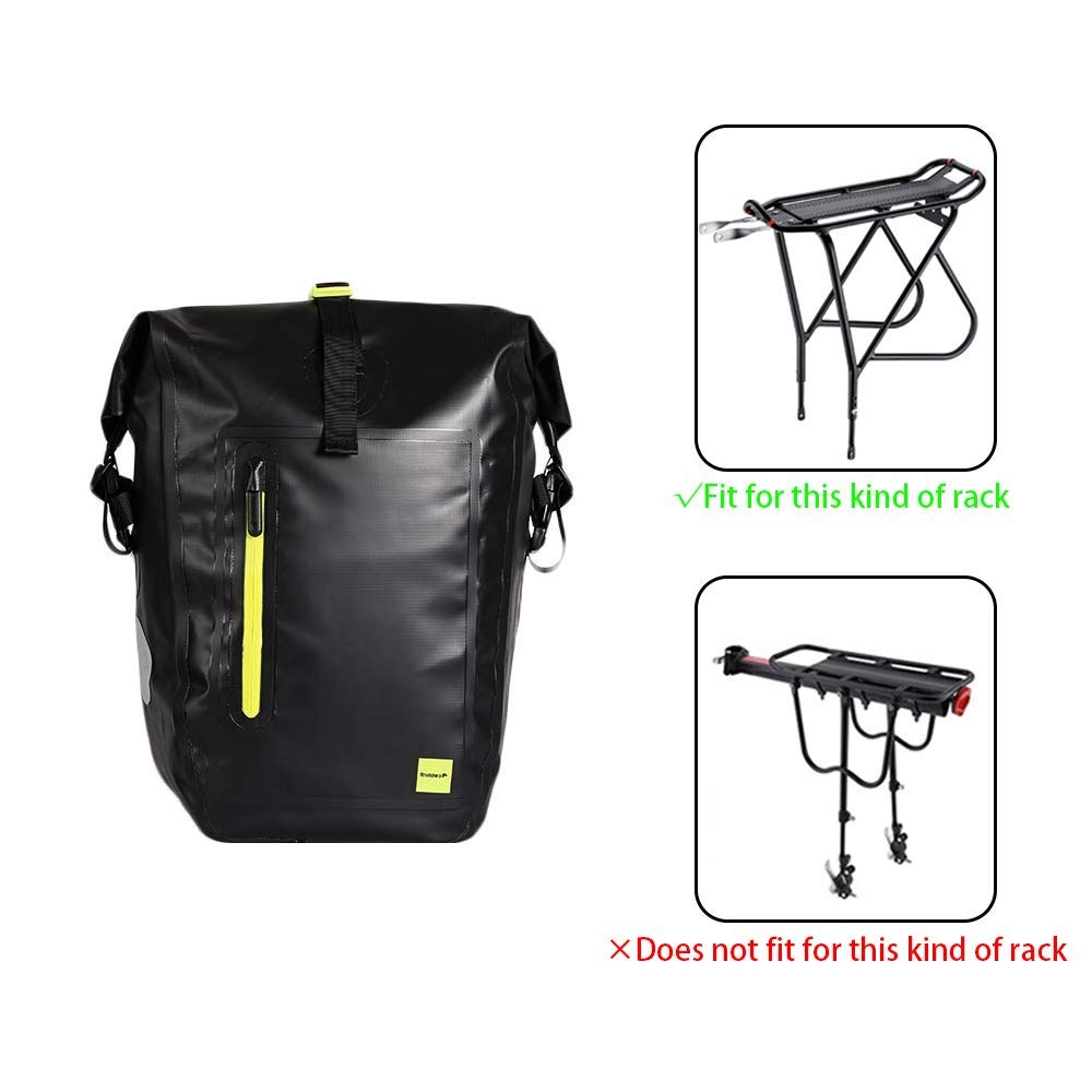 Rhinowalk 25L Waterproof Bike Pannier Bag | Rear Rack Shoulder Bag