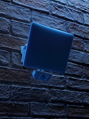 Auraglow 80W LED Security Flood Light with PIR Motion Sensor – White