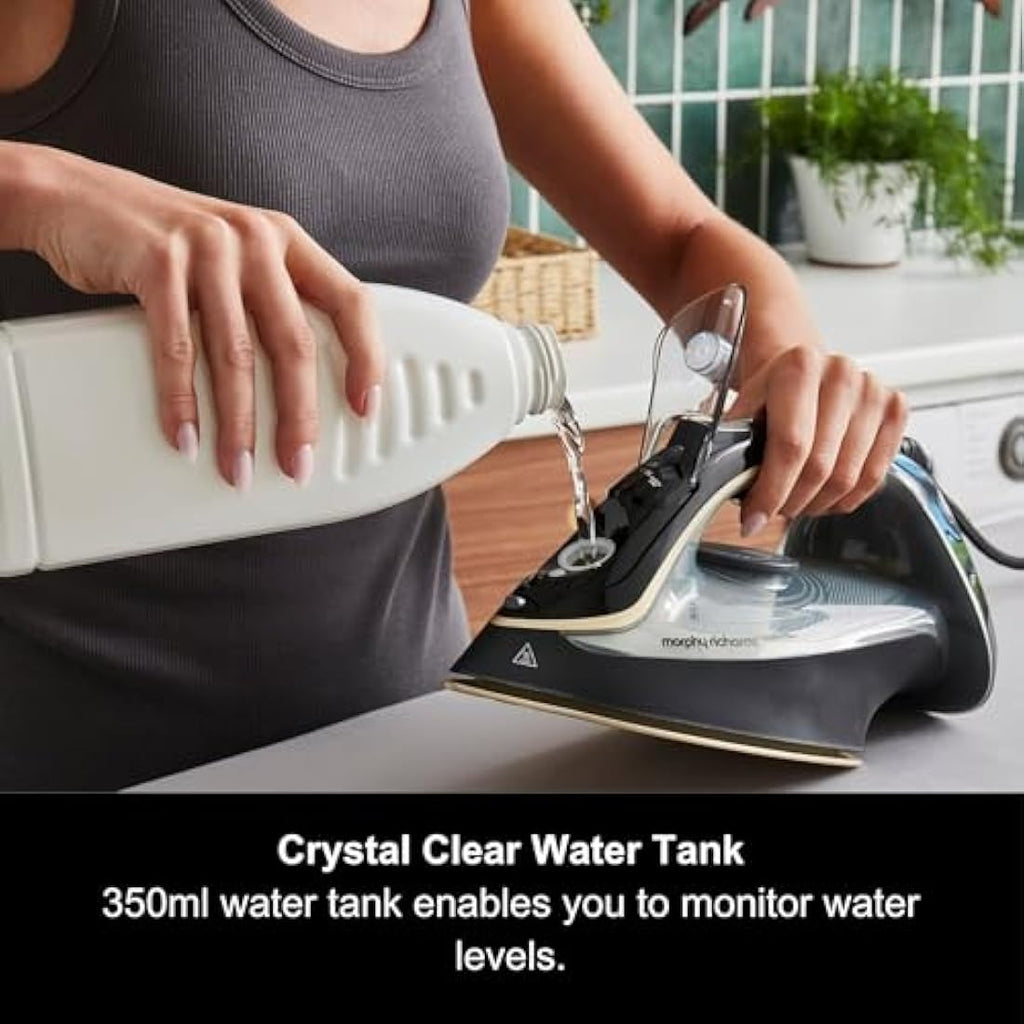 Morphy Richards Crystal Clear Steam Iron – 120g Boost & Auto Shut-Off