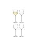 LSA International Borough Champagne Tulip Glasses - 285ml Clear - Set of 4