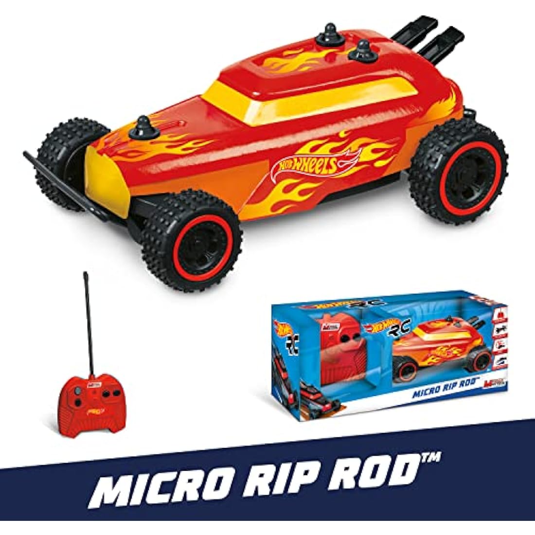 Hot Wheels Micro Rip Rod RC Car – 1:28 Scale Remote Control Toy Vehicle