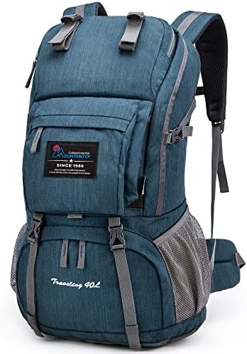 MOUNTAINTOP 40L Hiking Backpack | Water Resistant Trekking Rucksack