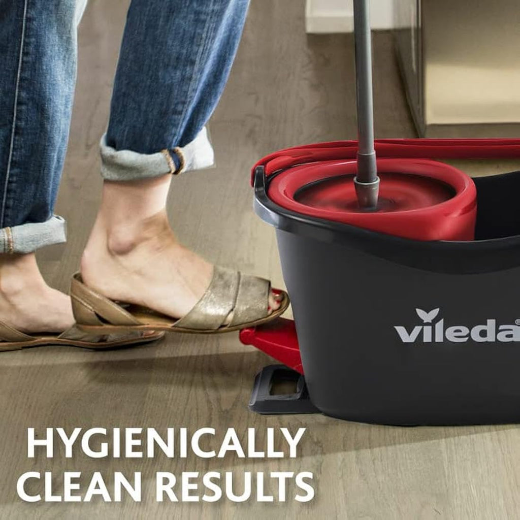 Vileda Turbo Spin Mop and Bucket Set | Microfibre Floor Cleaner