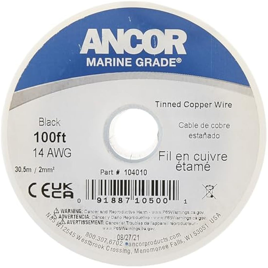 Ancor Marine Grade Primary Wire – Tinned Copper Battery Cable 600V