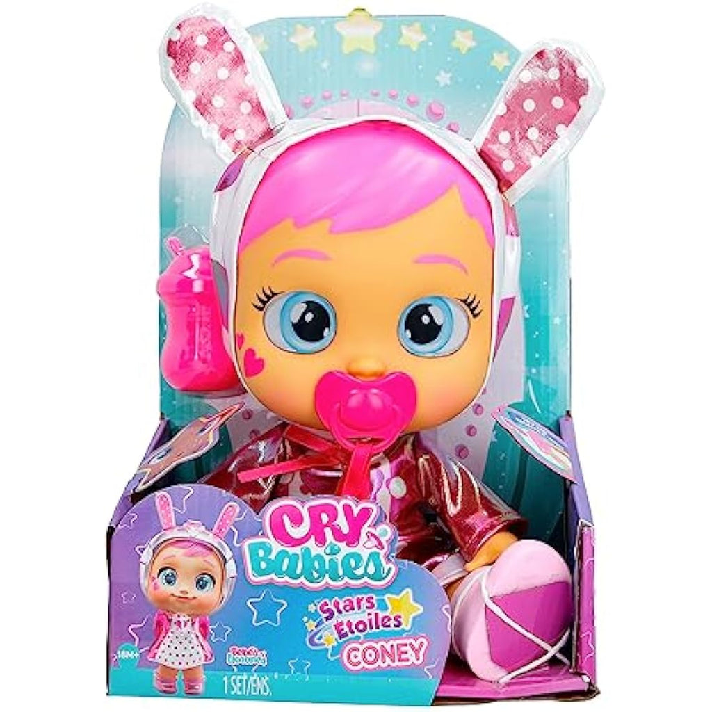 Cry Babies Stars Coney Interactive Doll - Crying Toy with Light Up Eyes