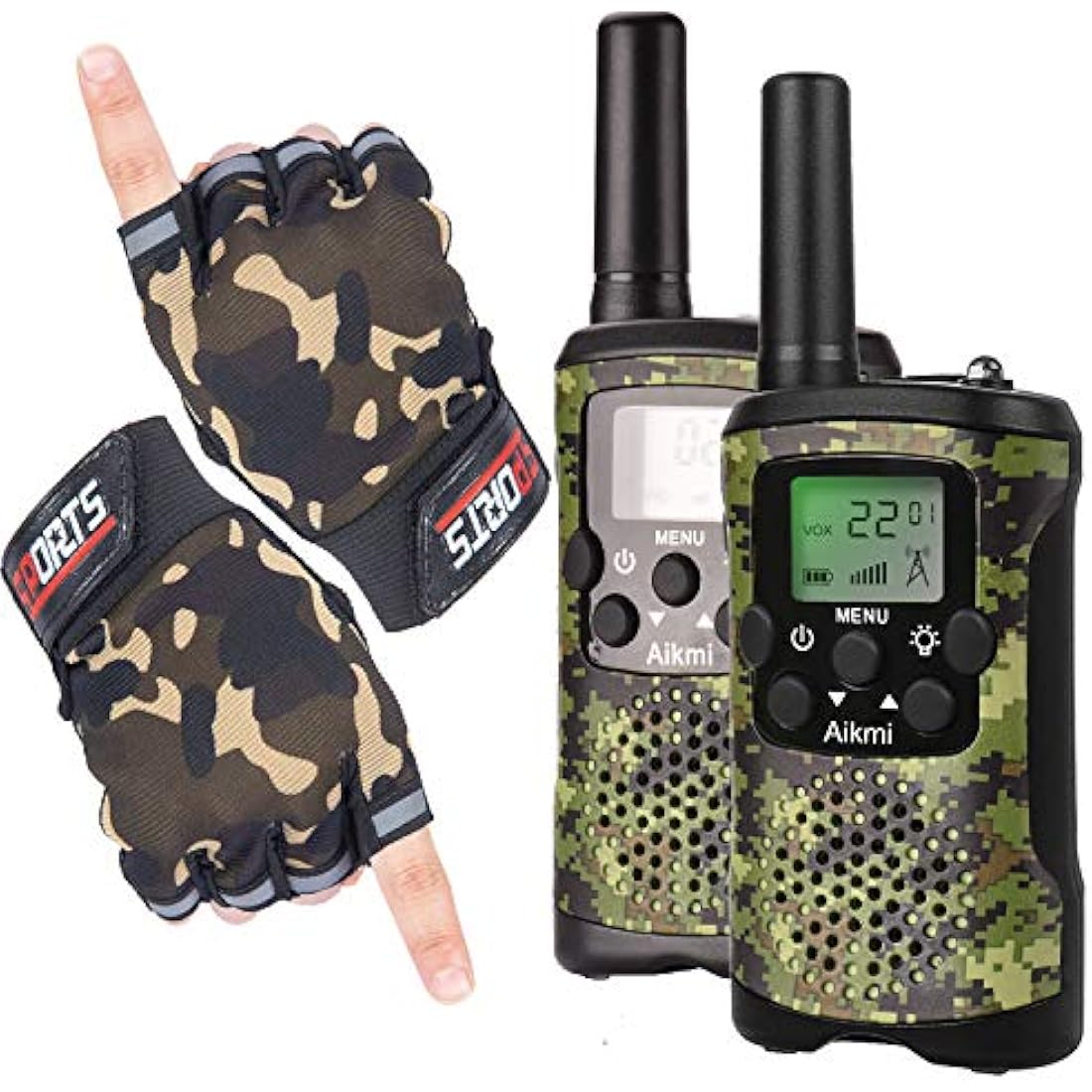 Jolof Store Kids Walkie Talkies – 8 Channel 2-Way Radio for Outdoor Play