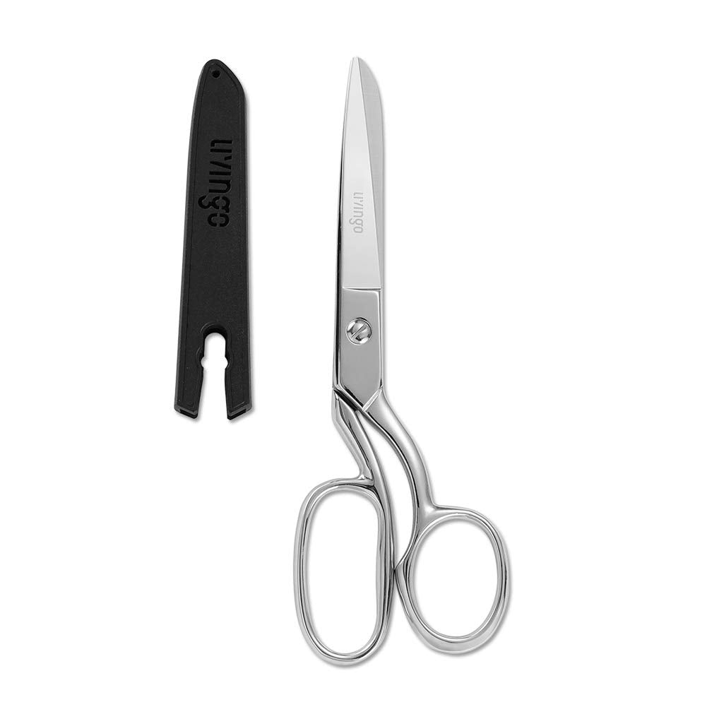 LIVINGO 8" Heavy Duty Tailor Fabric Scissors – Stainless Steel Shears